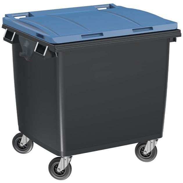 Conteneur poubelle 1000 litres 4 roues SULO bleu