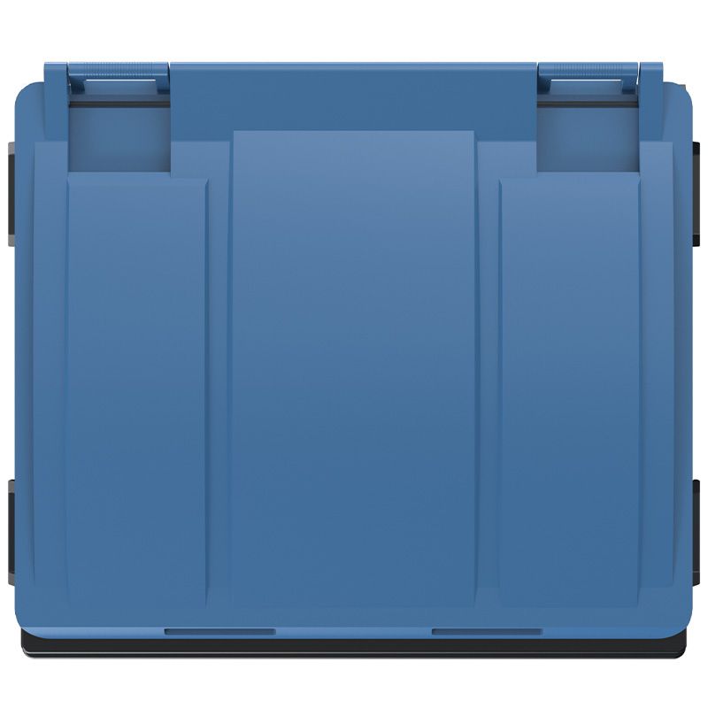 Conteneur poubelle 1000 litres 4 roues SULO bleu couvercle