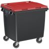 Conteneur poubelle 1000 litres 4 roues SULO rouge