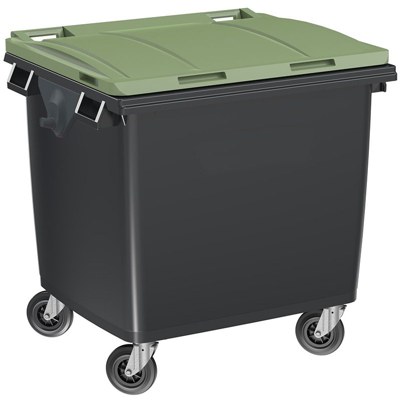 Conteneur poubelle 1000 litres 4 roues SULO vert