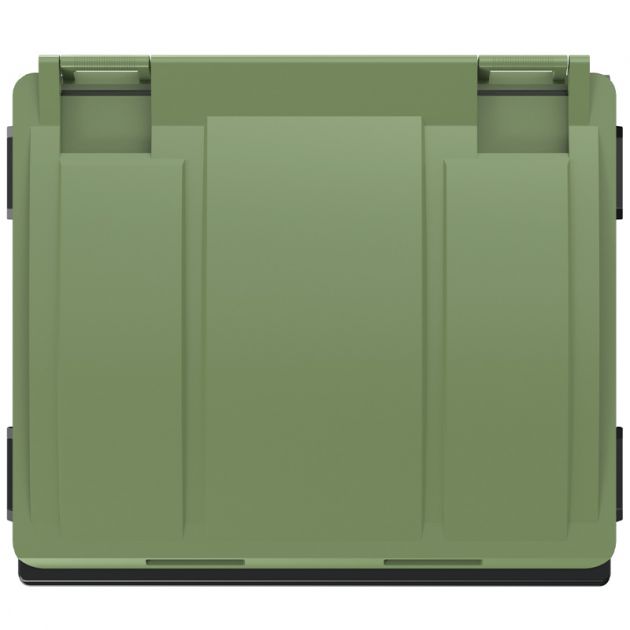 Conteneur poubelle 1000 litres 4 roues SULO vert couvercle