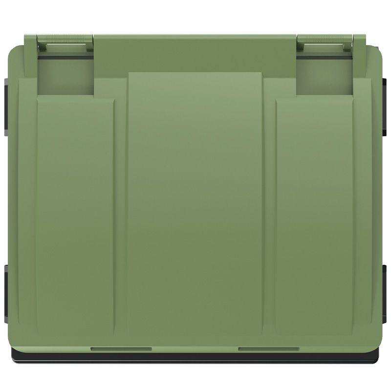 Conteneur poubelle 1000 litres 4 roues SULO vert couvercle