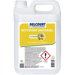 Nettoyant détergent universel concentré parfum citron HACCP 5 L face
