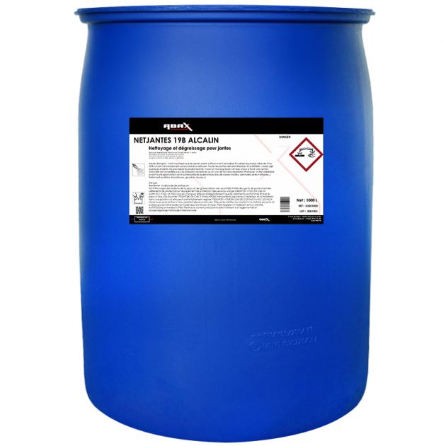 Nettoyant jantes professionnel alcalin 1000L