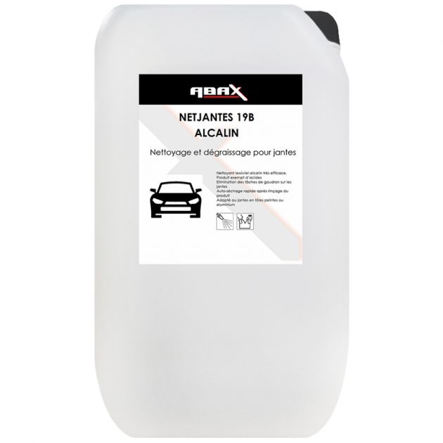Nettoyant jantes professionnel alcalin 20L