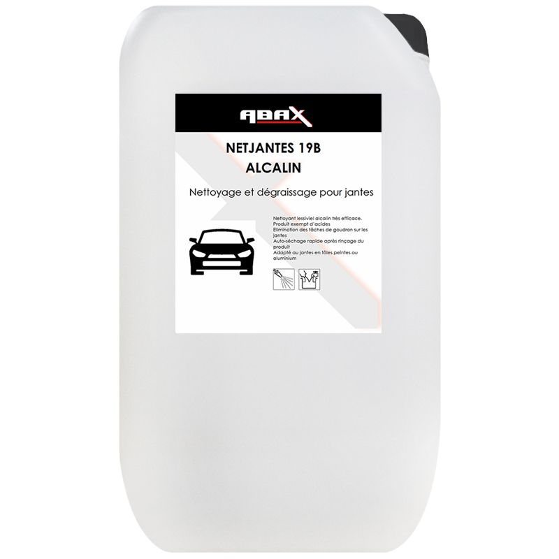 Nettoyant jantes professionnel alcalin 20L