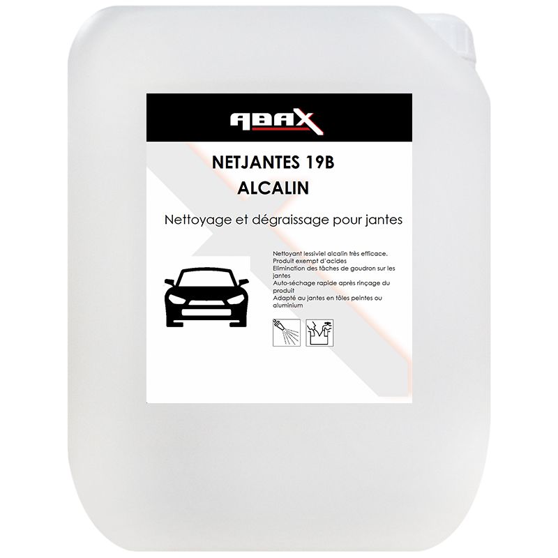 Nettoyant jantes professionnel alcalin 5L