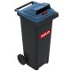 Conteneur poubelle tri sélectif 140 litres 2 roues