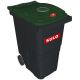 Conteneur poubelle tri sélectif 360 litres 2 roues