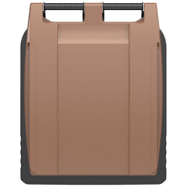 Couvercle conteneur poubelle Sulo 240L marron