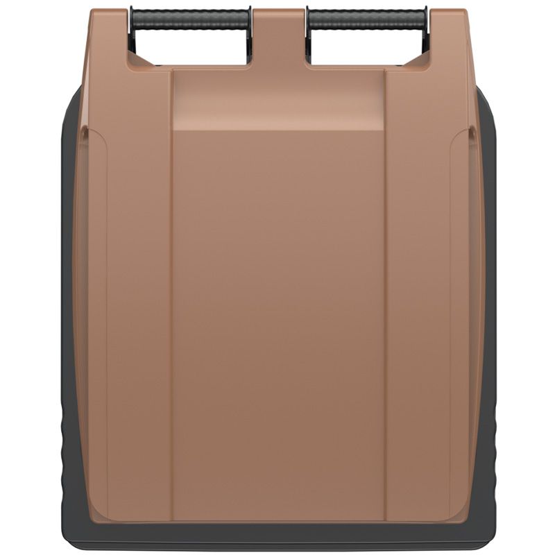 Couvercle conteneur poubelle Sulo 240L marron