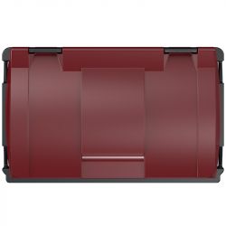 Couvercle pour conteneur poubelle Sulo Bordeaux 660/770 L