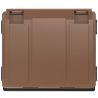 Couvercle conteneur poubelle Sulo 1000L marron