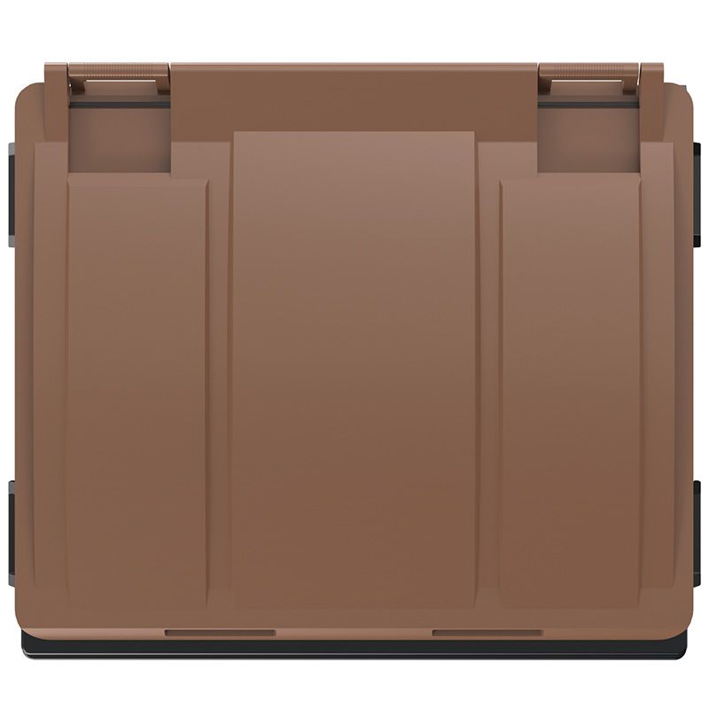 Couvercle conteneur poubelle Sulo 1000L marron