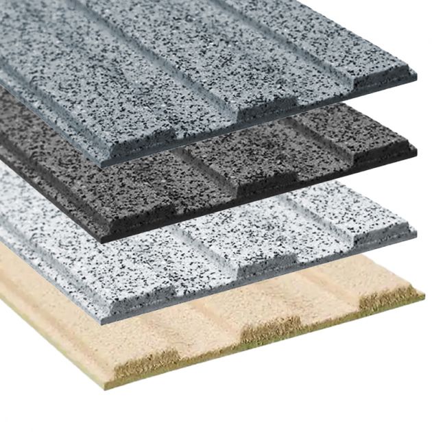 Bande de guidage extérieur adhésive en résine granuleuse 3 nervures