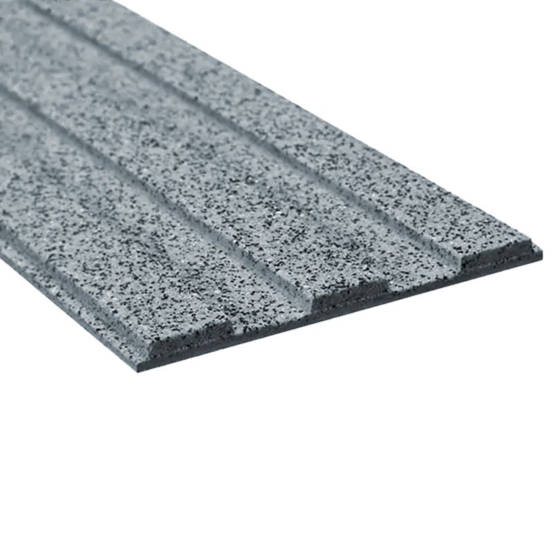 Bande de guidage extérieur adhésive en résine granuleuse 3 nervures gris x5