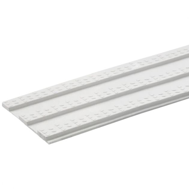 Bande de guidage extérieur adhésive en résine 17 x 100 cm blanc