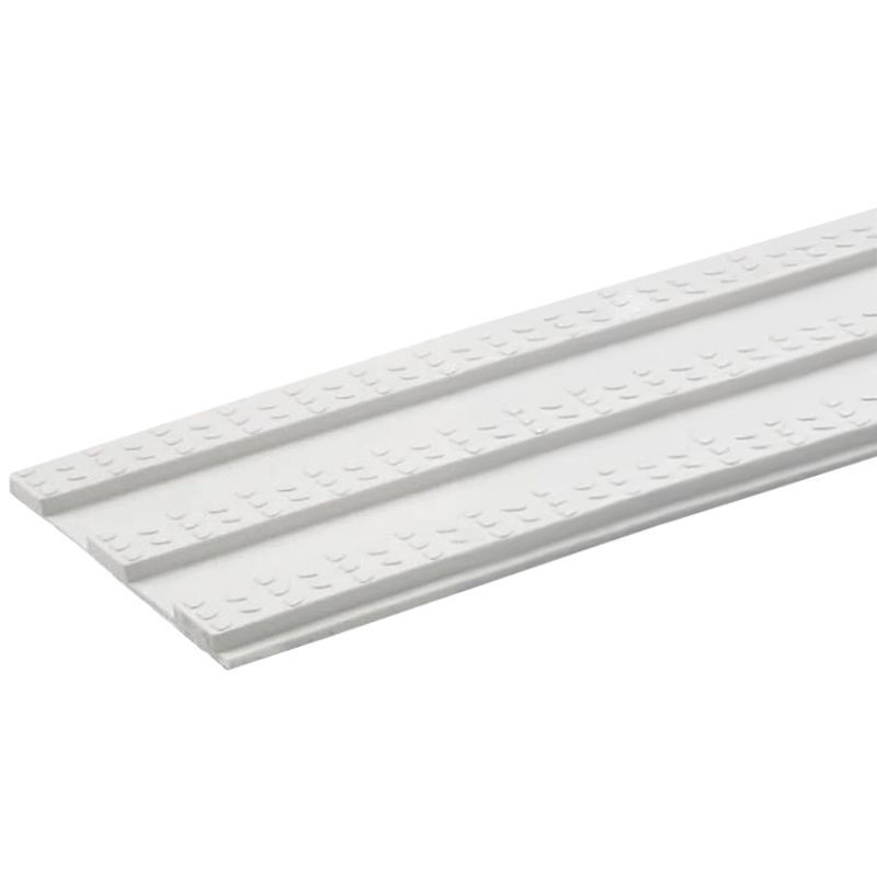 Bande de guidage extérieur adhésive en résine 17 x 100 cm blanc