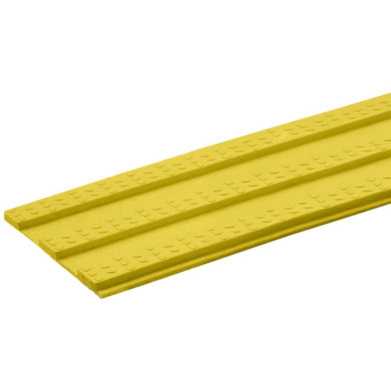 Bande de guidage extérieur adhésive en résine 17 x 100 cm jaune