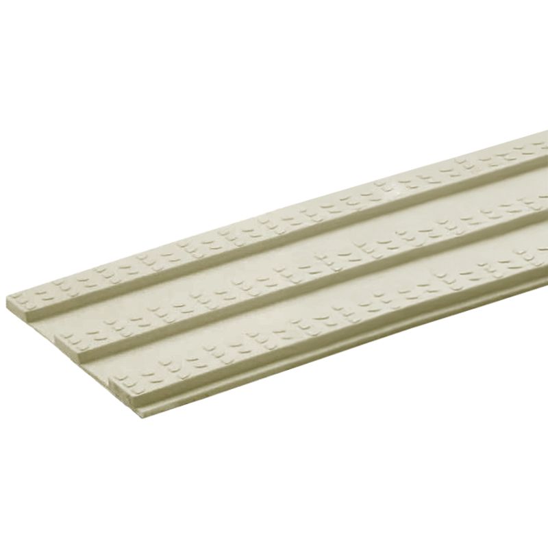 Bande de guidage extérieur adhésive en résine 17 x 100 cm beige