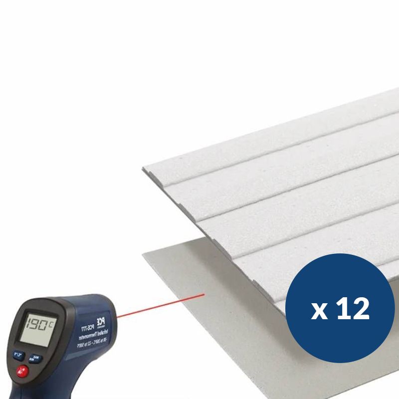 Bande de guidage extérieur thermocollée lot de 12