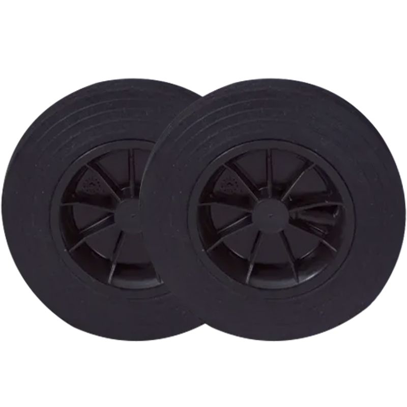 Roue conteneur poubelle​ 2 roues 200 mm x2