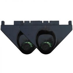 Tourillon plastique pour conteneur poubelle 1000 L x2