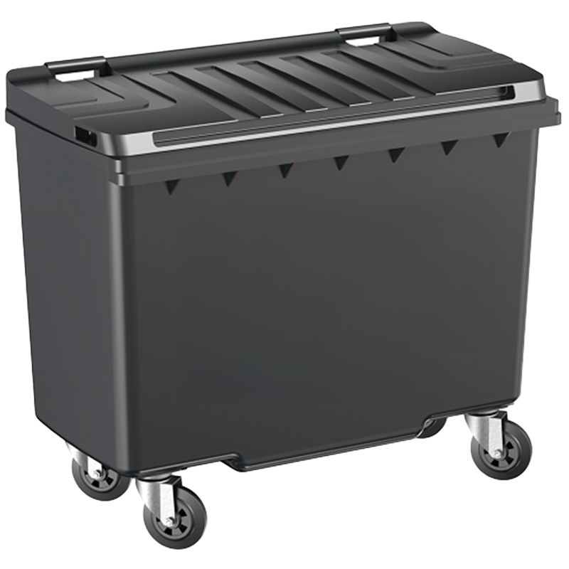 Conteneur poubelle 4 roues 500 litres SULO gris