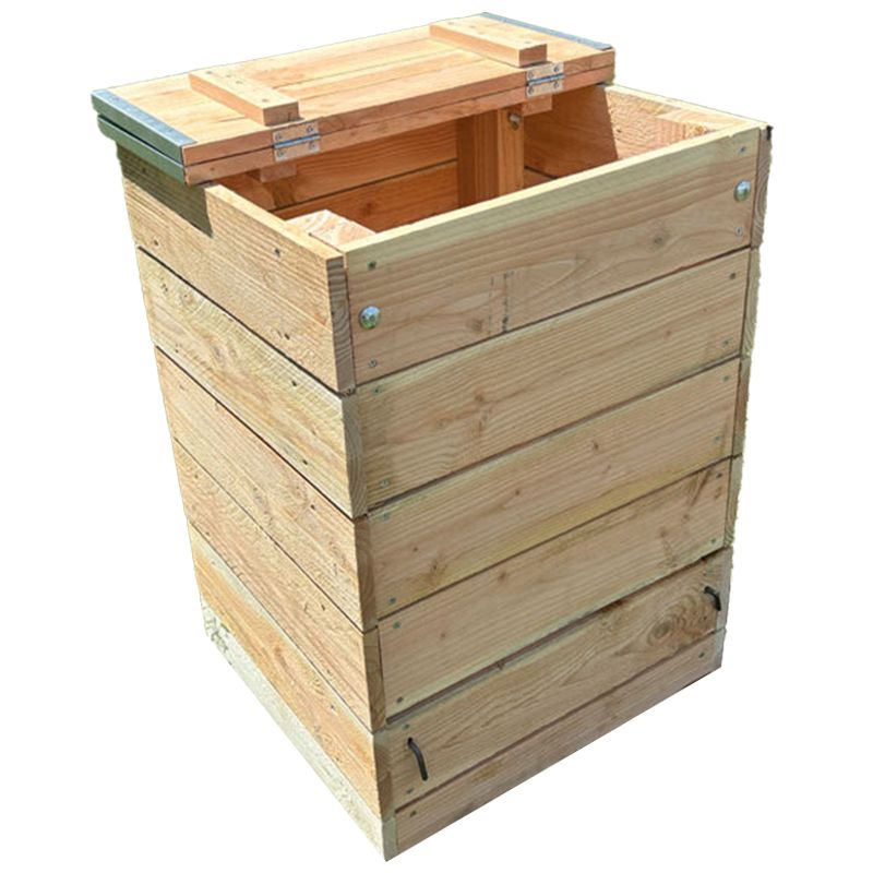Composteur bois jardin 150 litres