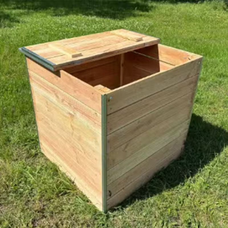 Composteur bois jardin 300 litres