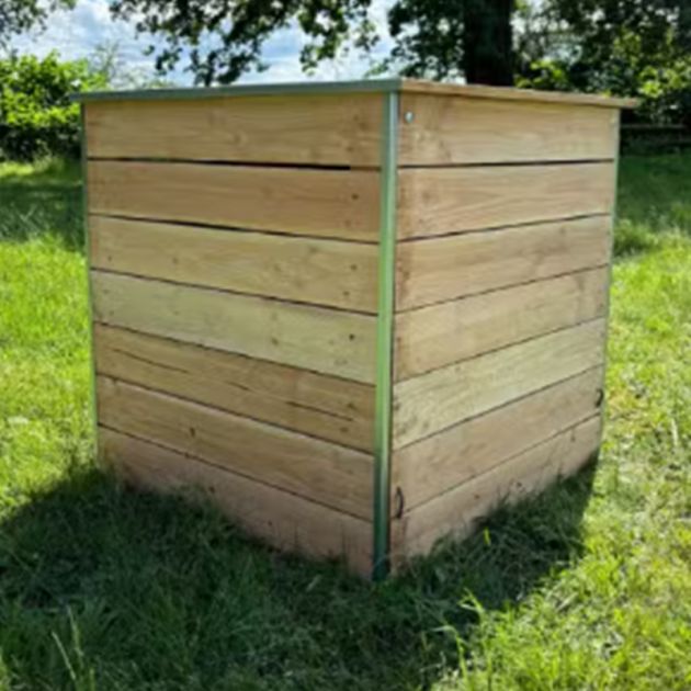 Composteur bois jardin 400 litres