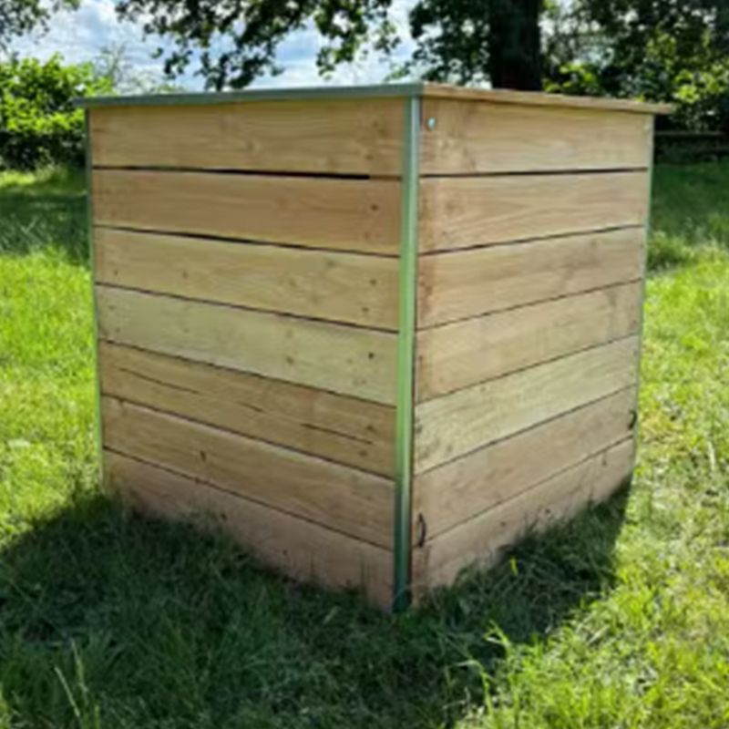 Composteur bois jardin 400 litres