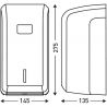 Distributeur de papier toilette plié Maximixte JVD