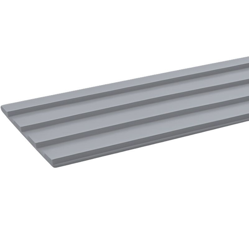 Bande de guidage intérieur adhésive en résine 22 x 100 cm gris