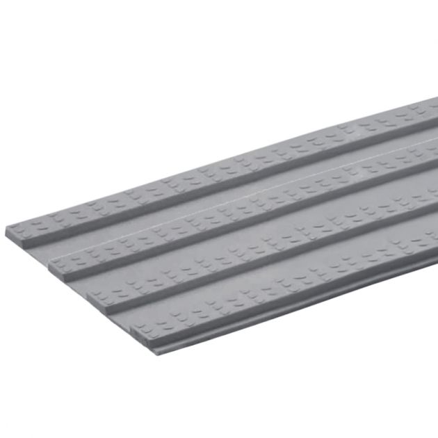 Bande de guidage extérieur adhésive en résine 22 x 100 cm gris