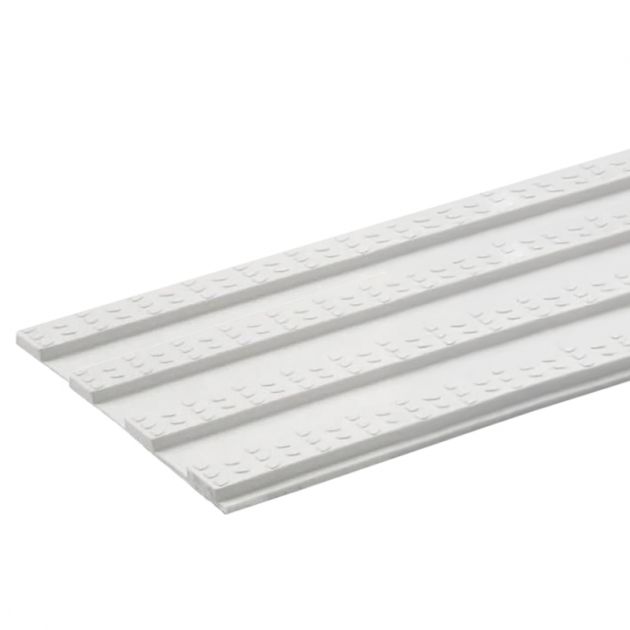 Bande de guidage extérieur adhésive en résine 22 x 100 cm blanc