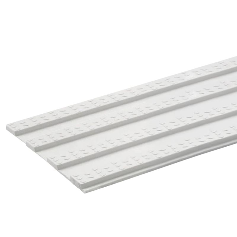 Bande de guidage extérieur adhésive en résine 22 x 100 cm blanc