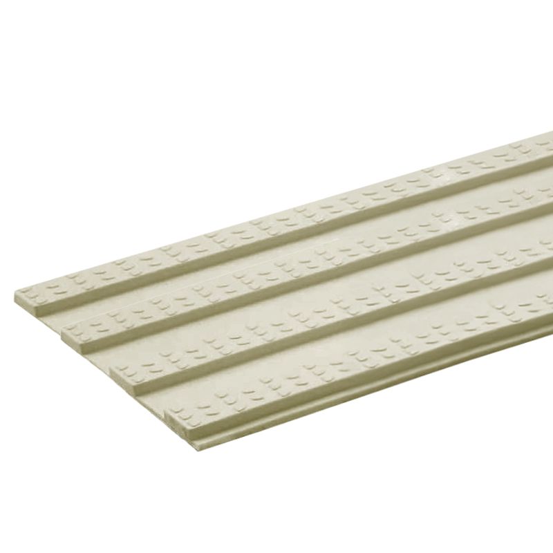 Bande de guidage extérieur adhésive en résine 22 x 100 cm beige