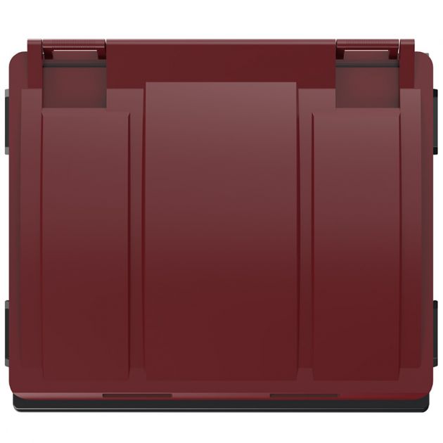 Couvercle pour conteneur poubelle Sulo 1000L bordeaux