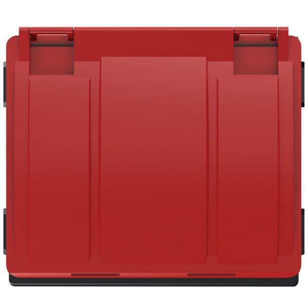 Couvercle pour conteneur poubelle Sulo 1000L rouge