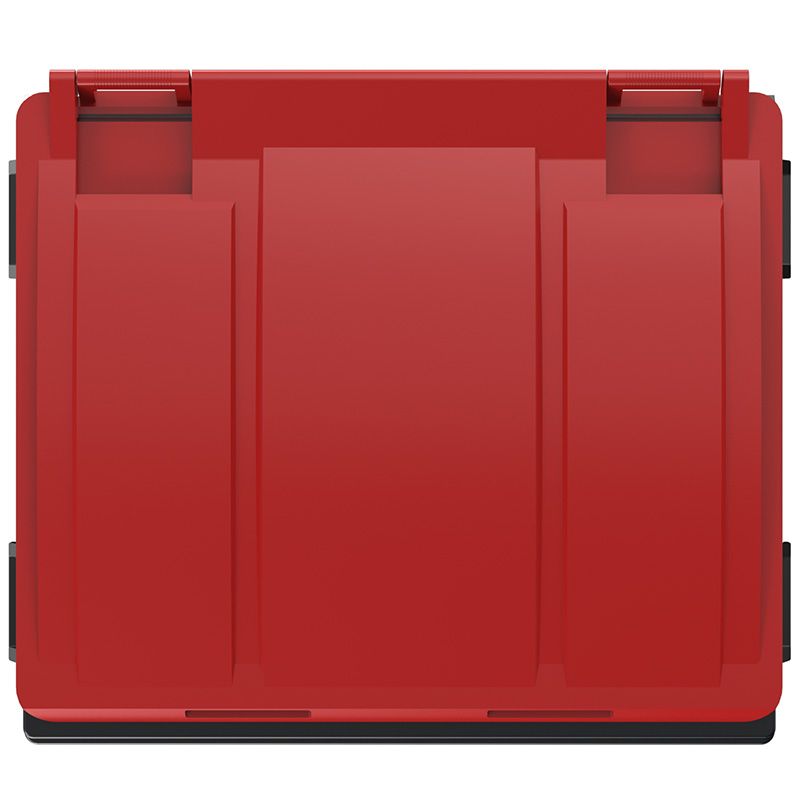 Couvercle pour conteneur poubelle Sulo 1000L rouge