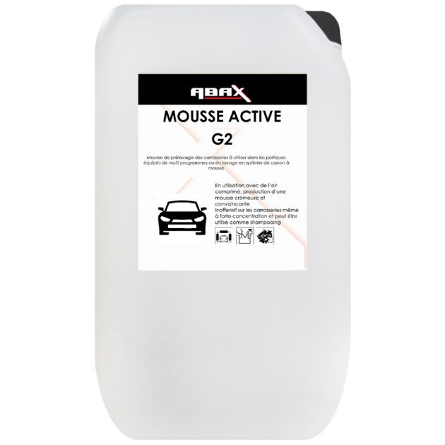 Mousse active G2 de prélavage pour portique et NHP 20 L