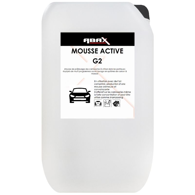 Mousse active G2 de prélavage pour portique et NHP 20 L