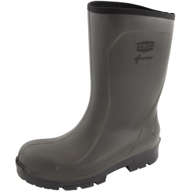 Botte ALLWORKER S5 Courte Vert profil droite