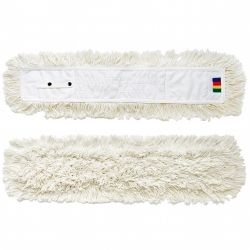 Frange coton à poche pour balai ciseaux 1 m x 2