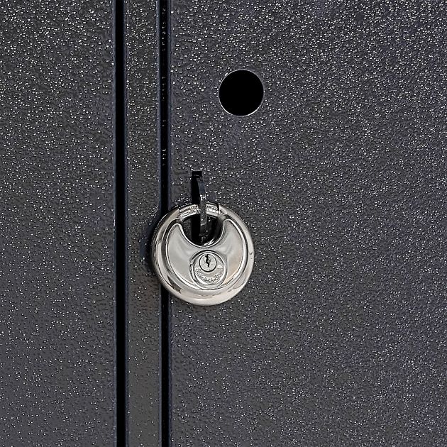 Casier pour trottinette électrique avec recharge zoom clé