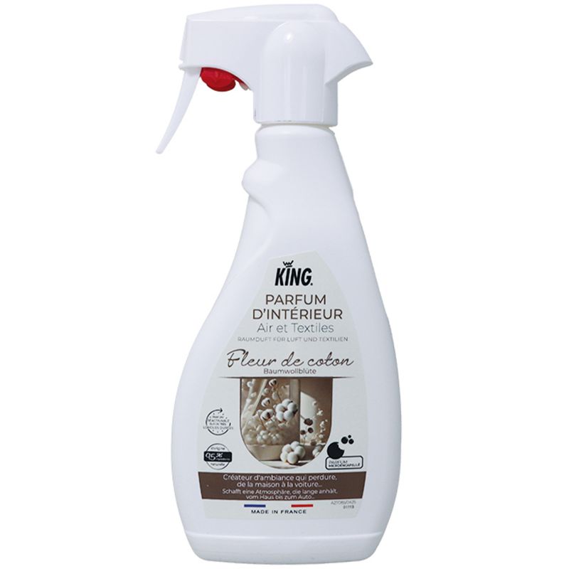 Parfum d'intérieur air et textile fleur de coton 500 ml