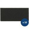 Lot de 10 Pads noir abrasif monobrosse Mi-Tor Fimap x10