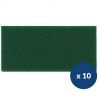 Lot de 10 Pads décapage vert monobrosse Mi-Tor Fimap x10