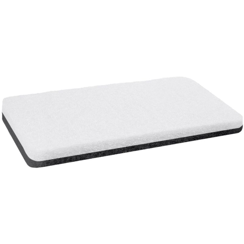 Pad microfibre noir et blanc monobrosse Orbitizer Fimap blanc